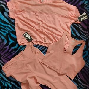 DKNY Blush Pink Workout Ensemble